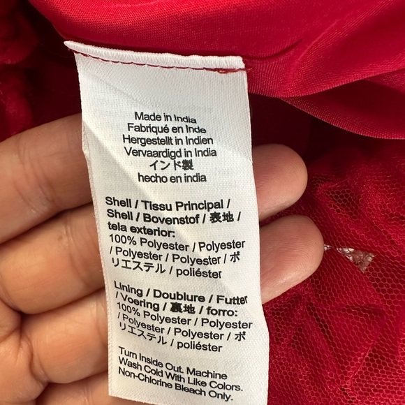 J. Crew Red floral texture Mini Dress Vibrant and Chic size 6 - Picture 7 of 11